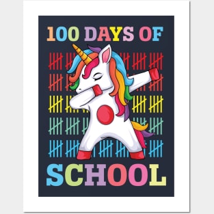 100 Days of School - Fantastic Unicorn Student Posters and Art